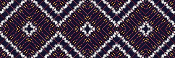 etnisk ikat rand batik textil- sömlös mönster digital vektor design för skriva ut saree kurti borneo tyg gräns borsta symboler färgrutor fest ha på sig