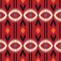 ikat Ränder stam- afrika sömlös mönster. etnisk geometrisk ikkat batik digital vektor textil- design för grafik tyg saree mughal borsta symbol strängar textur kurti kurtis kurtas