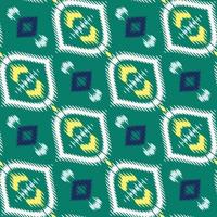 ikat stoff tribal aztekisches nahtloses muster. ethnische geometrische batik ikkat digitaler vektor textildesign für drucke stoff saree mughal pinsel symbol schwaden textur kurti kurtis kurtas