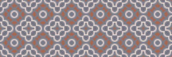 batik textil- ikkat eller ikat blommig sömlös mönster digital vektor design för skriva ut saree kurti borneo tyg gräns borsta symboler färgrutor designer