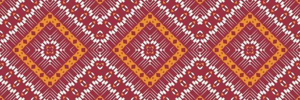 Batik-Textil-Ikat-Rahmen, nahtloses Muster, digitales Vektordesign für den Druck, Saree, Kurti, Borneo, Stoffrand, Pinselsymbole, Muster, Partykleidung vektor