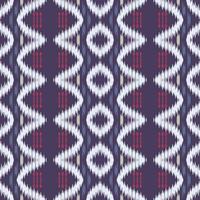 ikat stoff batik textil nahtloses muster digitales vektordesign für druck saree kurti borneo stoff grenze pinsel symbole muster partykleidung vektor