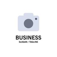 Twitter Bild Bild Kamera Business Logo Vorlage flache Farbe vektor