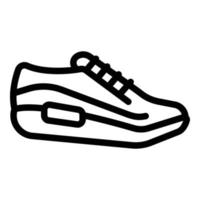 Fitness-Turnschuhe-Symbol, Umrissstil vektor