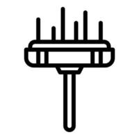 Reinigungsmop-Symbol, Umrissstil vektor