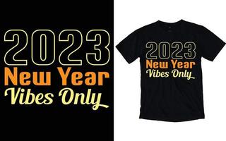 guten rutsch ins neue jahr-typografie-t-shirts vektor