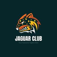 platt design jaguar logotyp mall vektor