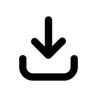 Download-Symbol, Download-Schaltfläche vektor