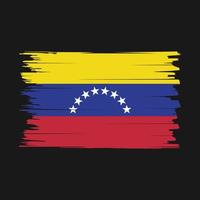 venezuela flagga borsta vektor