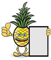 Ananas-Frucht-Banner vektor