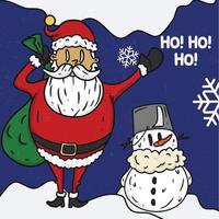 schöne Weihnachtskarte. niedliches Postkartendesign der frohen Weihnachten. Feiertage Kunstvorlagen. universeller trendiger winter. Vektor-Hintergründe. vektor