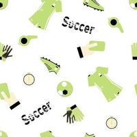 fotboll mönster grön vektor
