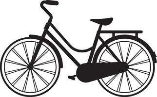 Fahrrad-Symbol. Fahrradrennen-Symbol. Flaches Symbol für Radrennen. Radfahrer Zeichen. Straßenradfahrer-Silhouette. Sport-Logo vektor