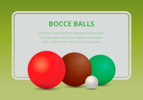 Bocce sport ball set vektor