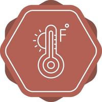 Fahrenheit vektor ikon