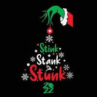 stink stank stunk weihnachtsbaum 2022 , weihnachten, weihnachtsbaum vektor
