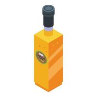 Farm Oil Bottle Icon, isometrischer Stil vektor