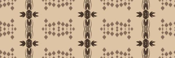 Batik Textil ethnische Ikat Blumen nahtloses Muster digitales Vektordesign für den Druck Saree Kurti Borneo Stoffrand Pinselsymbole Farbfelder stilvoll vektor