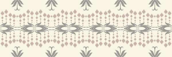 Batik-Textil ethnischer Ikat-Streifen nahtloses Muster digitales Vektordesign für den Druck Saree Kurti Borneo Stoffrand Pinselsymbole Farbfelder Baumwolle vektor