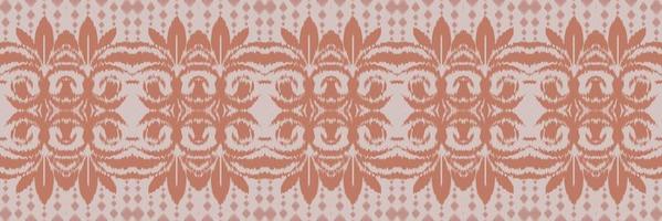 Ethno-Ikat-Design Batik-Textil nahtloses Muster digitales Vektordesign für den Druck Saree Kurti Borneo Stoffrand Pinselsymbole Muster Partykleidung vektor