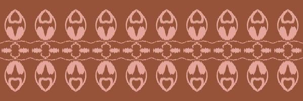 Batik Textil Ikat Azteken nahtloses Muster digitales Vektordesign für den Druck Saree Kurti Borneo Stoffrand Pinselsymbole Farbfelder Baumwolle vektor