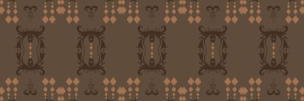ikat mönster stam- korsa sömlös mönster. etnisk geometrisk ikkat batik digital vektor textil- design för grafik tyg saree mughal borsta symbol strängar textur kurti kurtis kurtas