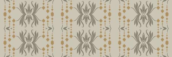 Batik-Textil-Ikat oder Ikat-Druck nahtloses Muster digitales Vektordesign für Print Saree Kurti Borneo Stoffrand Pinselsymbole Musterdesigner vektor