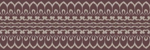 Batik Textil Ikat oder Ikat Hintergrund Musterdesign digitales Vektordesign für den Druck Saree Kurti Borneo Stoffrand Pinselsymbole Muster Partykleidung vektor