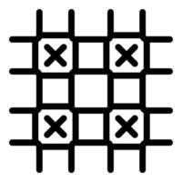 Symbol für Betrugsnetzwerkrahmen, Umrissstil vektor