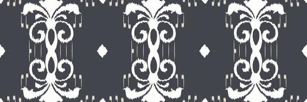 ikat diamant batik textil nahtloses muster digitales vektordesign für druck saree kurti borneo stoff grenze pinsel symbole muster stilvoll vektor