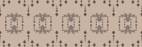 ikat gräns stam- afrikansk sömlös mönster. etnisk geometrisk ikkat batik digital vektor textil- design för grafik tyg saree mughal borsta symbol strängar textur kurti kurtis kurtas