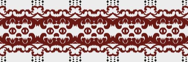 Stammes-Chevron nahtloses Muster der Ikat-Grenze. ethnische geometrische batik ikkat digitaler vektor textildesign für drucke stoff saree mughal pinsel symbol schwaden textur kurti kurtis kurtas