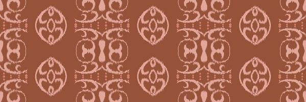 Batik-Textilmotiv Ikat Damast nahtloses Muster digitales Vektordesign für den Druck Saree Kurti Borneo Stoffrand Pinselsymbole Farbfelder Baumwolle vektor