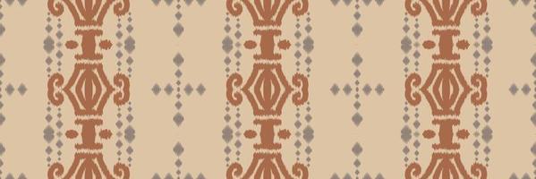 Batik Textil ethnische Ikat Blumen nahtloses Muster digitales Vektordesign für den Druck Saree Kurti Borneo Stoffrand Pinselsymbole Muster Partykleidung vektor