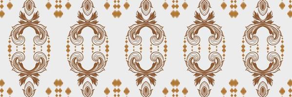 ikkat oder ikat drucke batik textil nahtloses muster digitales vektordesign für druck saree kurti borneo stoff rand pinsel symbole muster stilvoll vektor