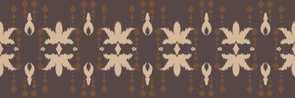 Batik Textil ethnische Ikat Chevron nahtloses Muster digitales Vektordesign für Print Saree Kurti Borneo Stoffrand Pinselsymbole Musterdesigner vektor