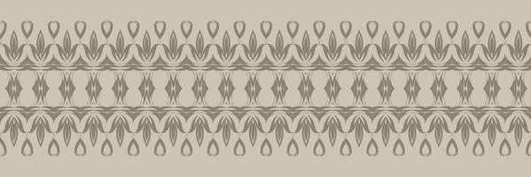 Batik-Textil-Ikat oder Ikat-Druck nahtloses Muster digitales Vektordesign für Print Saree Kurti Borneo Stoffrand Pinselsymbole Musterdesigner vektor
