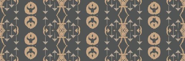 Batik Textil Ikat oder Ikat Design nahtloses Muster digitales Vektordesign für Print Saree Kurti Borneo Stoffrand Pinselsymbole Musterdesigner vektor