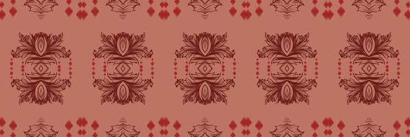 Batik Textil Ikat Chevron nahtloses Muster digitales Vektordesign für den Druck Saree Kurti Borneo Stoffrand Pinselsymbole Farbfelder stilvoll vektor