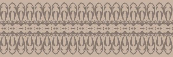 Batik-Textil-Ikat oder Ikat-Stoff nahtloses Muster digitales Vektordesign für den Druck Saree Kurti Borneo Stoffrand Pinsel Symbole Muster Baumwolle vektor