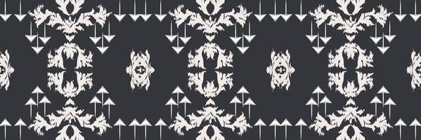 ikat dreieck batik textil nahtloses muster digitales vektordesign für druck saree kurti borneo stoff grenze pinsel symbole muster partykleidung vektor