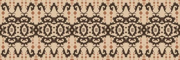 etnisk ikat blommor batik textil- sömlös mönster digital vektor design för skriva ut saree kurti borneo tyg gräns borsta symboler färgrutor eleganta