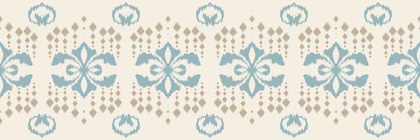 Batik-Textil ethnisches Ikat-Design nahtloses Muster digitales Vektordesign für den Druck Saree Kurti Borneo Stoffrand Pinselsymbole Muster Partykleidung vektor