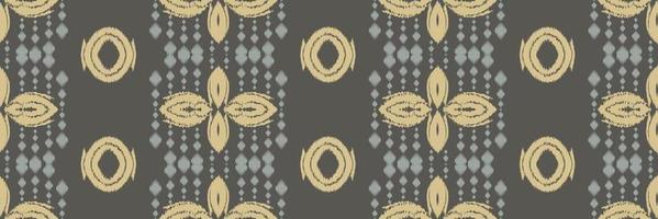 Batik-Textilmotiv Ikat-Design Nahtloses Muster digitales Vektordesign für den Druck Saree Kurti Borneo Stoffrand Pinselsymbole Farbfelder Baumwolle vektor