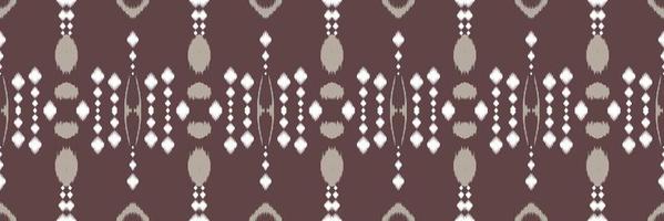 Batik-Textil-Ikat-Rahmen, nahtloses Muster, digitales Vektordesign für den Druck, Saree, Kurti, Borneo, Stoffrand, Pinselsymbole, Musterdesigner vektor