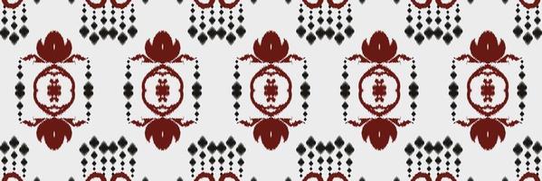 Stammes-Chevron nahtloses Muster der Ikat-Grenze. ethnische geometrische ikkat batik digitaler vektor textildesign für drucke stoff saree mughal pinsel symbol schwaden textur kurti kurtis kurtas
