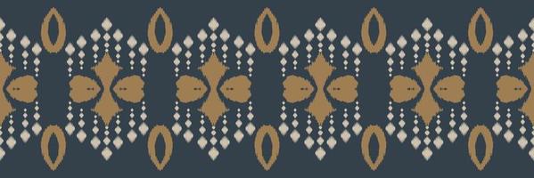 Batik Textil ethnische Ikat Chevron nahtloses Muster digitales Vektordesign für den Druck Saree Kurti Borneo Stoffrand Pinselsymbole Farbfelder Baumwolle vektor