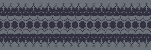 Batik-Textil-Ikat oder Ikat-Dreieck nahtloses Muster digitales Vektordesign für den Druck Saree Kurti Borneo Stoffrand Pinselsymbole Muster Partykleidung vektor