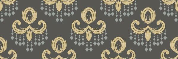 ikat damast- scandinavian broderi, ikat sömlös mönster stam- bakgrund, asiatisk design digital textil- asiatisk design gammal konst för grafik tyg saree mughal strängar textur kurti kurtis kurtas vektor