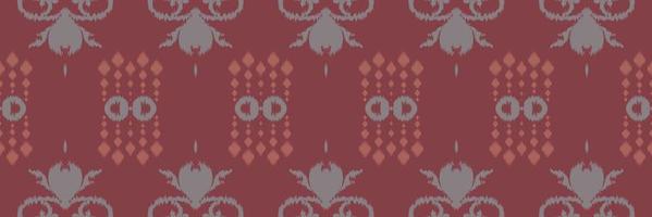 ikat streifen batik textil nahtloses muster digitales vektordesign für druck saree kurti borneo stoff grenze pinsel symbole muster partykleidung vektor